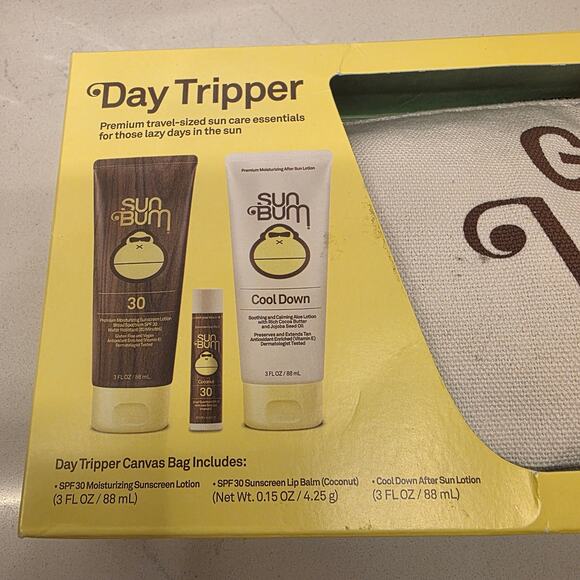 Sun Bum Day Tripper Travel Kit SPF 30 Sunscreen Cool Down Lotion New Sealed - Picture 6 of 10